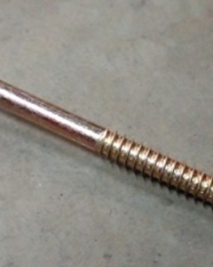 Hexagon head w/flange self drilling screw 6.3x90 galv.